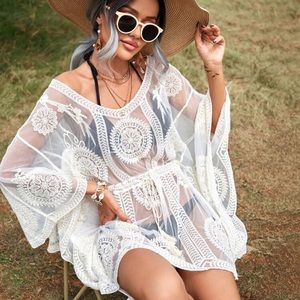 Janice Apparel Embroidery Cover Up